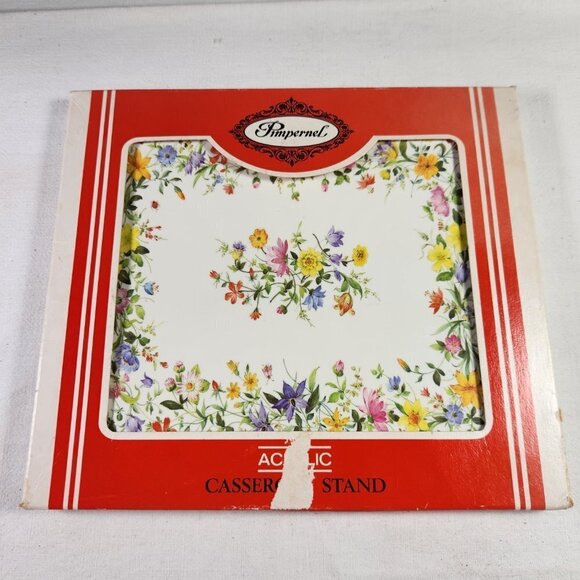 Pimpernel Casserole Stand Trivet with Rubber Feet Made in England Kitchen - Picture 2 of 12